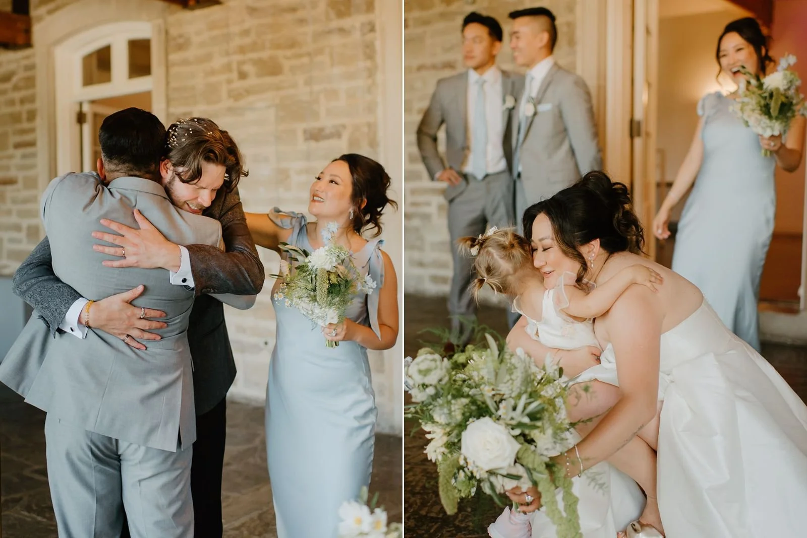 Eaton Hall Wedding in King City | Benita + Allen – Candid shot of Benita and Allen celebrating immediately after the ceremony.