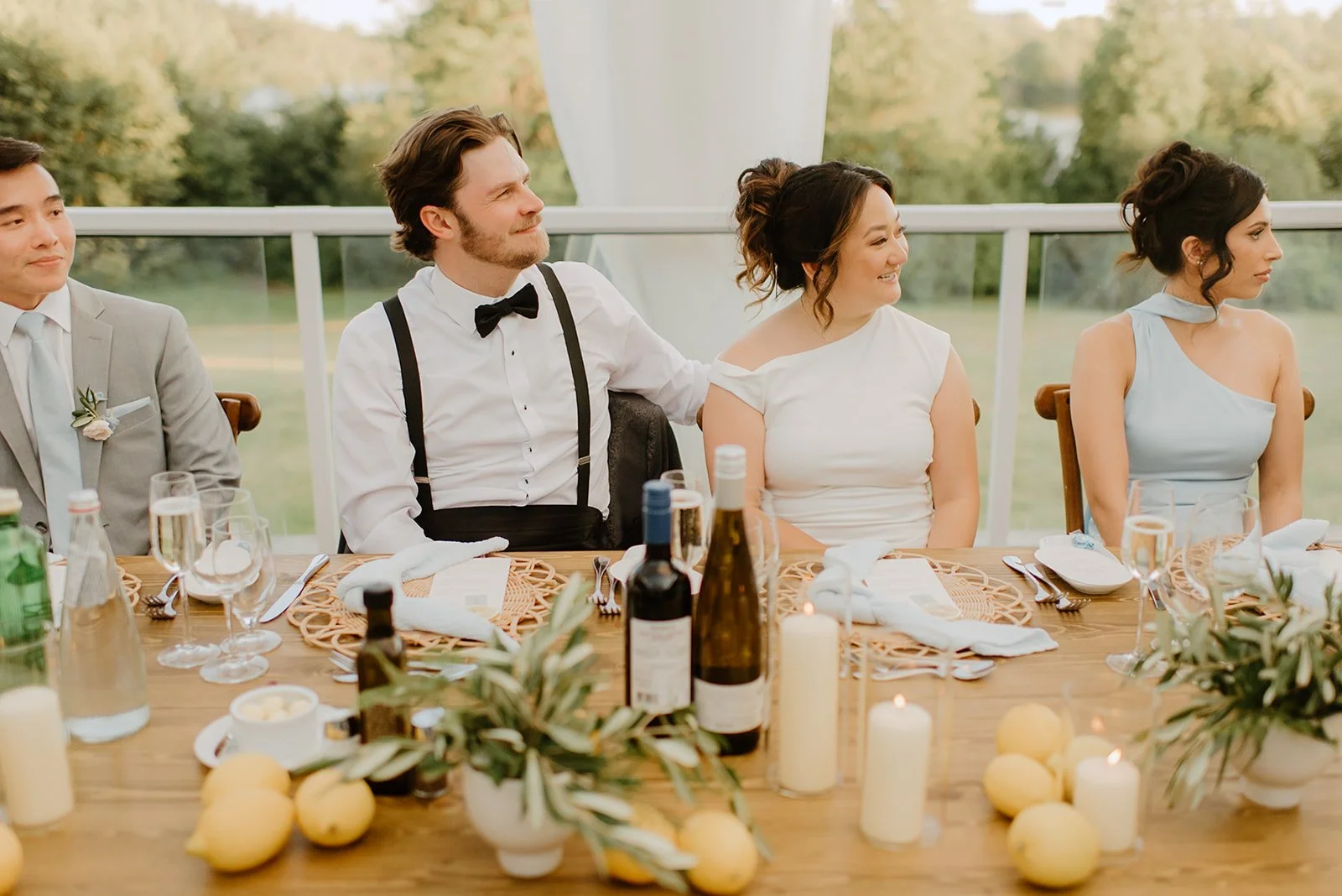 Eaton Hall Wedding in King City | Benita + Allen – The couple reacting to emotional speeches.