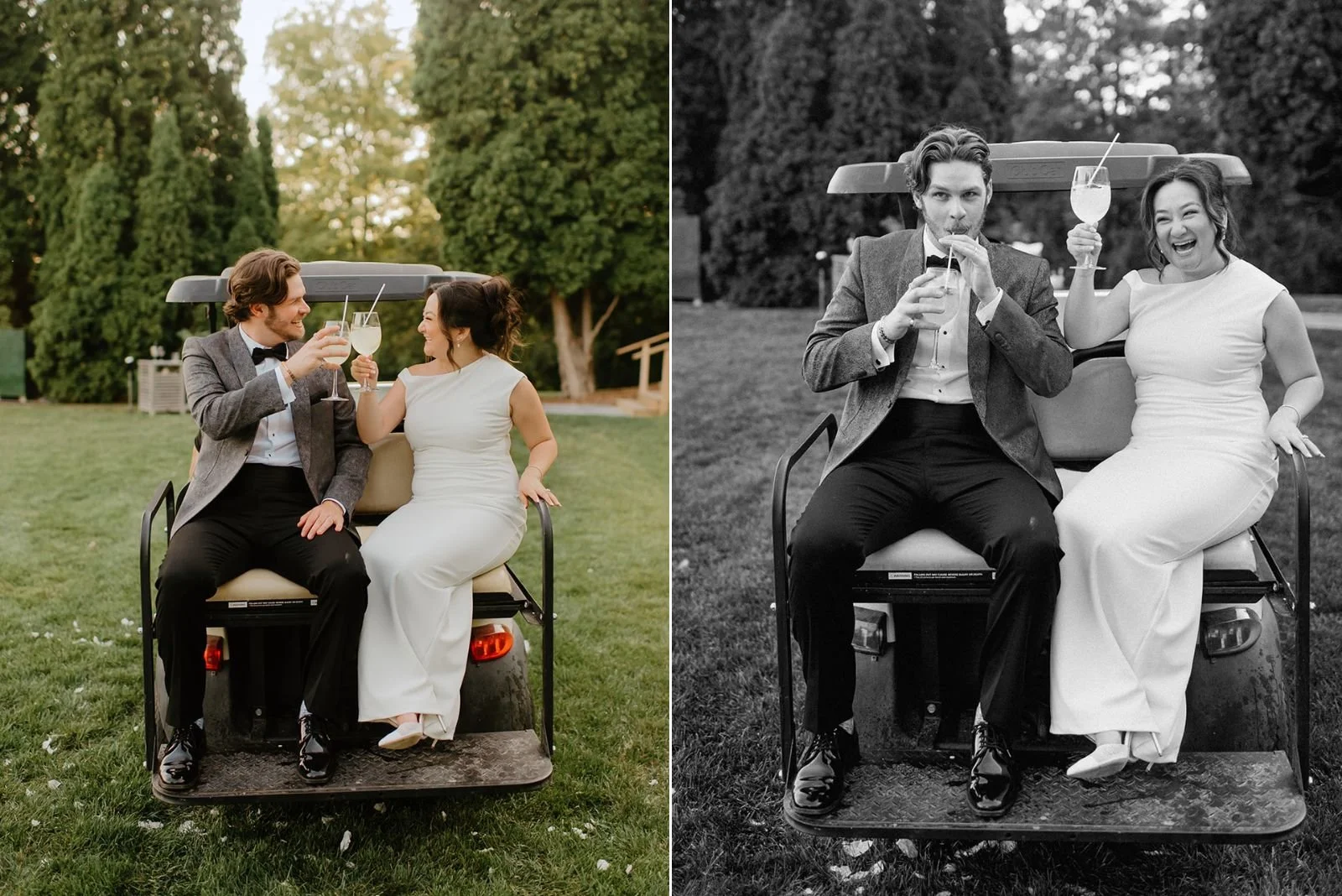 Eaton Hall Wedding in King City | Benita + Allen – Allen looking at Benita with total adoration during portraits.