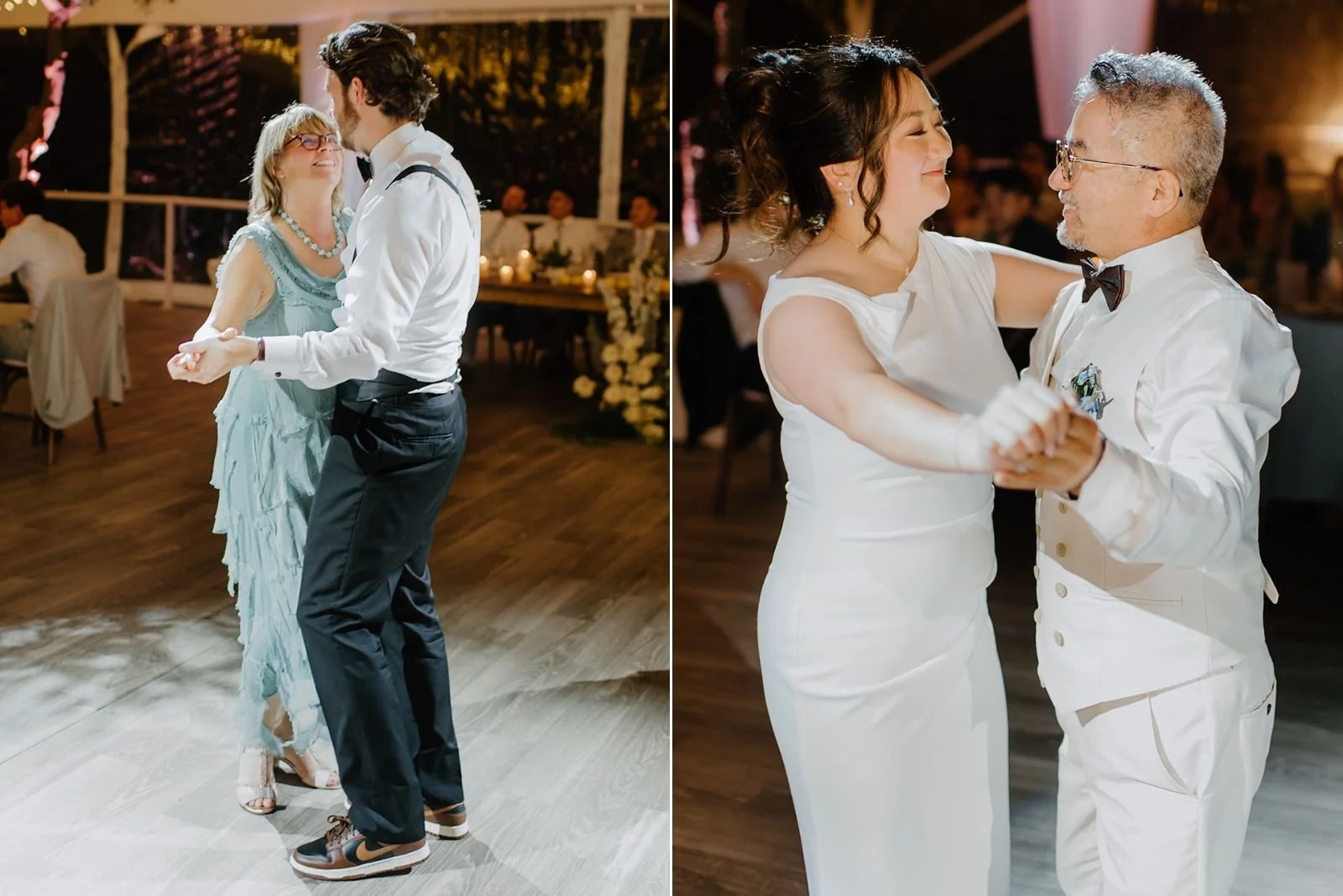 Eaton Hall Wedding in King City | Benita + Allen – Allen hugging his mother after their mother-son dance.