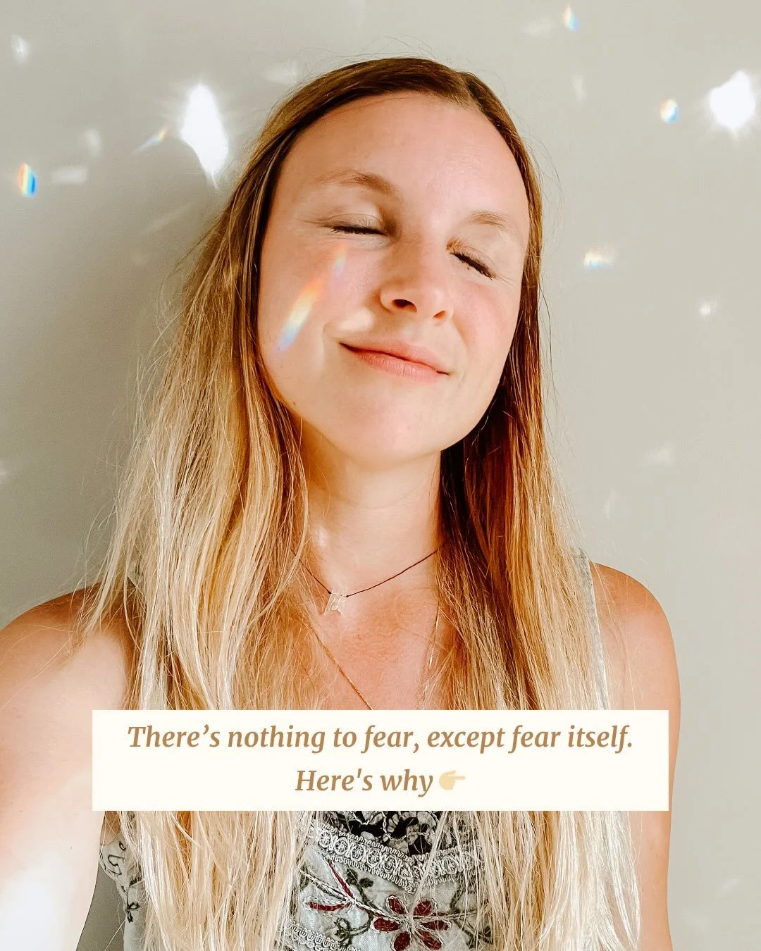 As I was driving in my car the other day on the way to an appointment, I got flooded with these thoughts around fear and immediately voice noted myself so I can pass this on to you in case it&rsquo;s the pick-me-up you need today ❤️ (call it a downlo