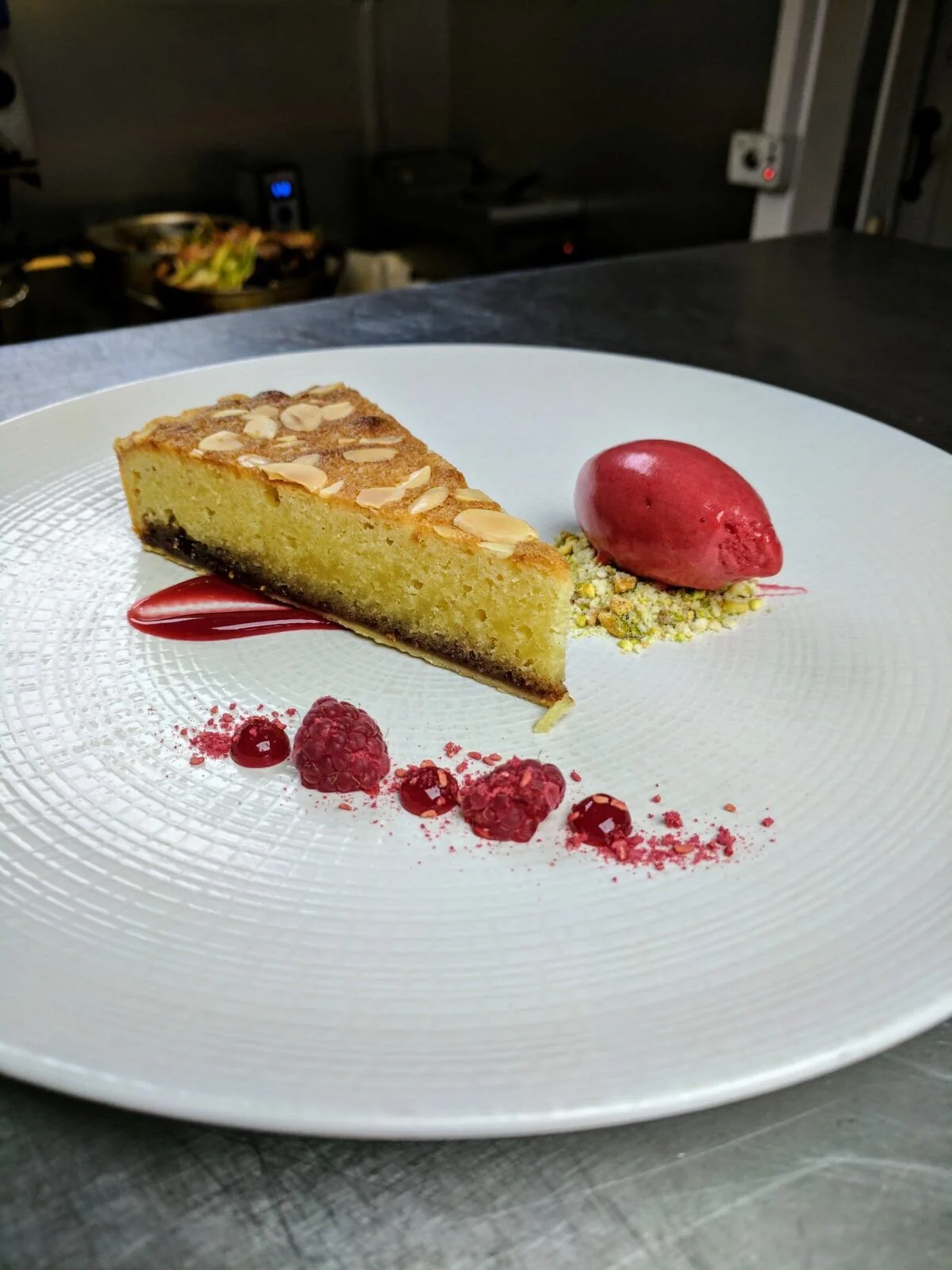 JUNE Recipe - Daniel’s Raspberry Bakewell Tart.
