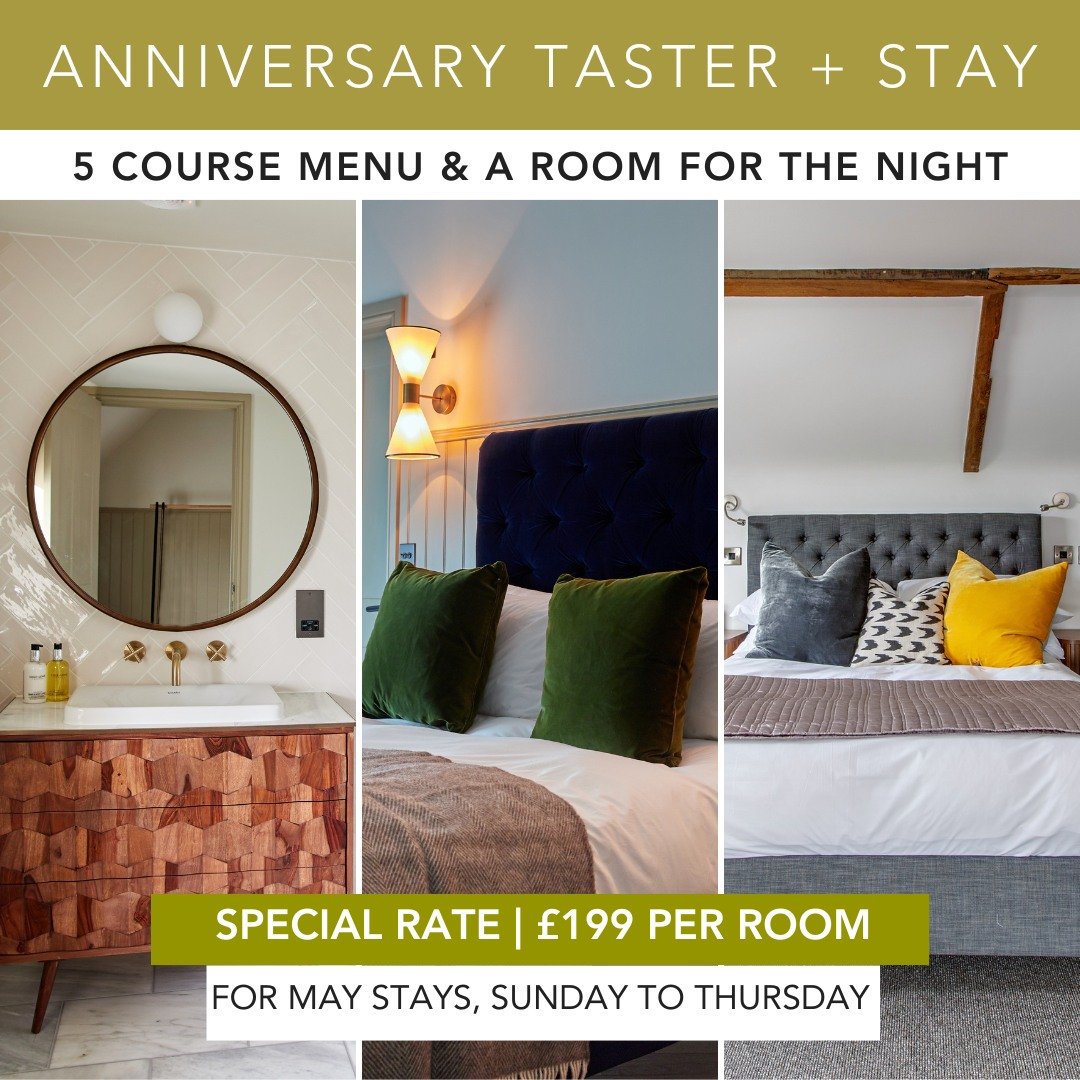 May is a month of special offers giving you even more reasons to enjoy The Ingham Swan, Norfolk.

&pound;199 Special Offer | May - Anniversary Taster Menu + Stay
5 COURSE MENU &amp; A ROOM FOR THE NIGHT

Have you got a special occasion coming up? Loo