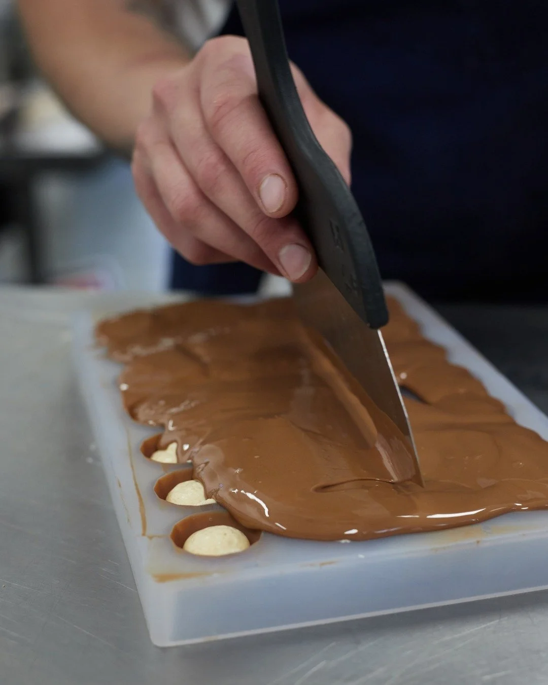 MADE IN HOUSE | Precision and process allow us to create our handmade chocolates that so many of you compliment us on... thank you. 

We aim to make everything in house where possible - it's what we're all about.

www.theinghamswan.co.uk