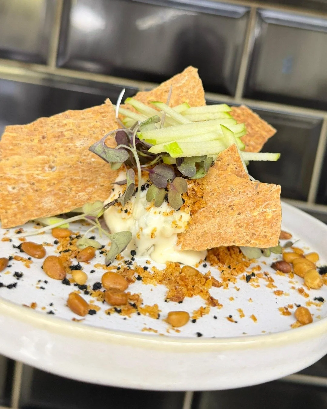 New Savoury | Gorgonzola, Apple, Crispy Onion &amp; Pine Nut
Perfectly paired with our extensive range of port

www.theinghamswan.co.uk