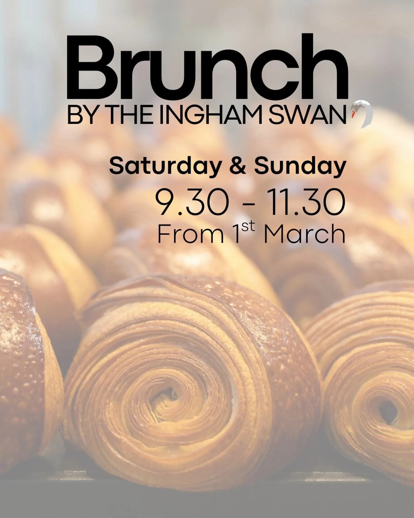 Introducing BRUNCH by The Ingham Swan

Upgrade your weekend with the launch of our new BRUNCH menu, available every Saturday and Sunday from 9:30am to 11:30am, starting 1st March.

As a 3 AA Rosette, Michelin Recommended restaurant, we&rsquo;re bring