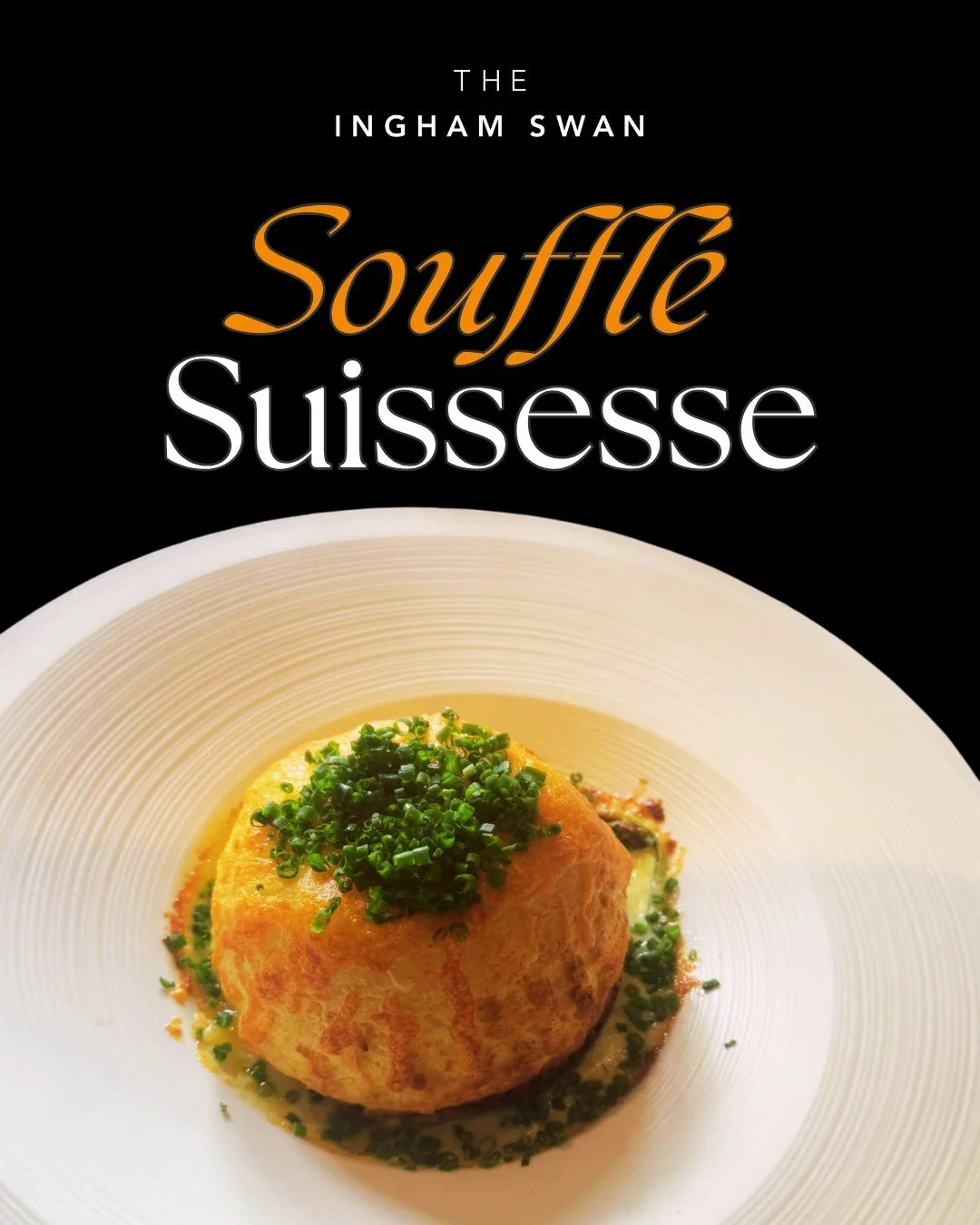 Experience an iconic dish&hellip; 

The Souffl&eacute; Suissesse - a timeless classic, crafted to perfection with Swiss Cheese and Cream. Luxury in every forkful. 

Available across our Celebrating Spring Menu until 22nd May as well as our Easter Sun