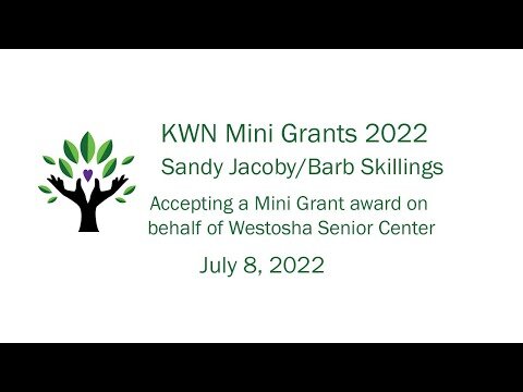 KWN Mini grants 2022-Westosha Senior Community Center