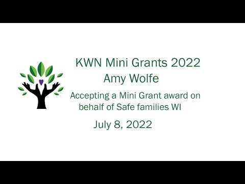 KWN mini grant-Safe Families For Children Racine and Kenosha