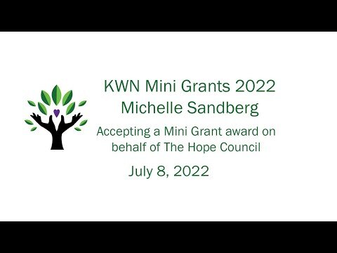 KWN Mini grant distribution-Hope Council