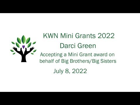 KWN mini grants 2022-Big Brothers, Big Sisters