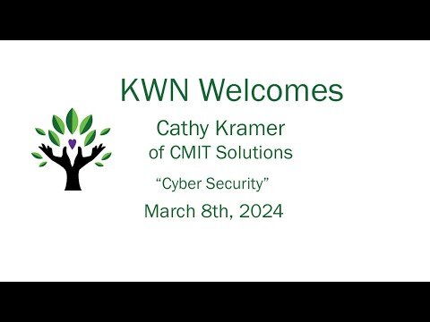 March Speaker Cathy Kramer