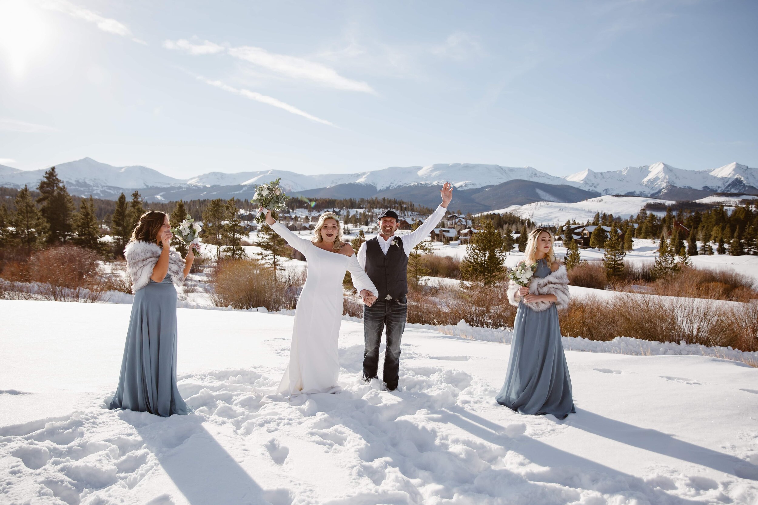 Casual Pine, Colorado Outdoor Wedding at Romantic Mountain Lodge