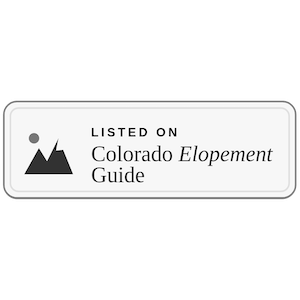 Listed on Colorado Elopement Guide