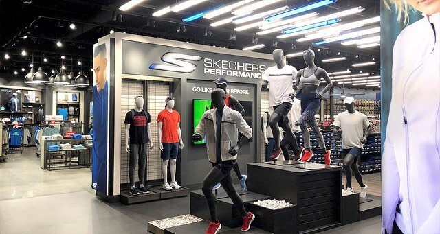 #TBT to the first @skechers.canada Superstore @crossiron_mills in Calgary built by @gamaconstructco