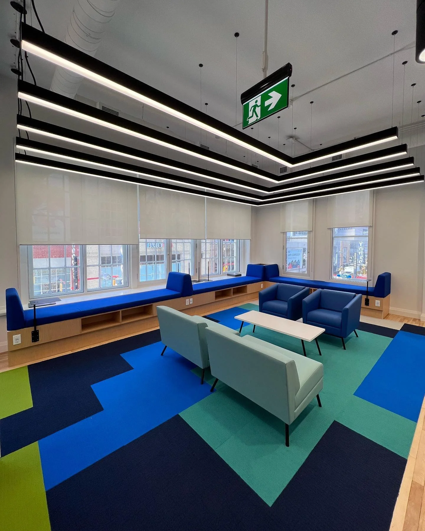 Sneak peek at an new office space about to come online for a client. Not a bad looking place to work. #corporateinteriors #construction #contractor #generalcontractor #toronto #canada #officeinteriors #officedesign #officeinspiration