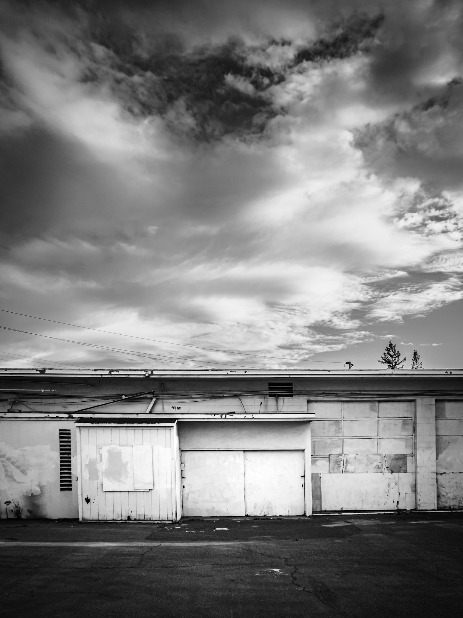 Back of the Southern Service Bays