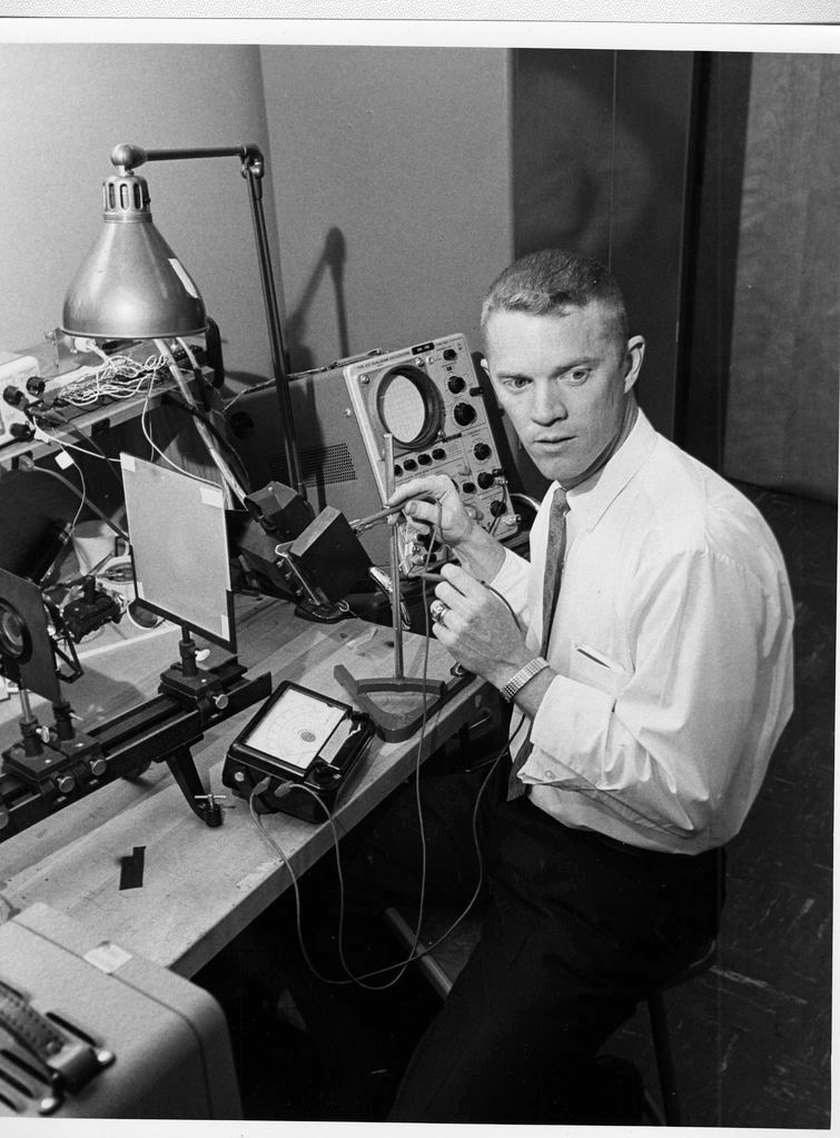 Me back in grad school @ MIT working in the lab... MIT's Experimental Astronomy Lab... and offshoot of the Draper Lab. Probably ~1962-3