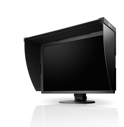 Magnetic monitor glare hoods for EIZO CS2420 Light-shielding hood attaches magnetically to Eizo CS2420 monitors to prevent glare on the monitor's screen.