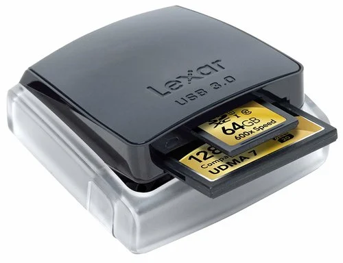 Lexar LRW400 Dual Slot SD and CF USB 3.0 card reader