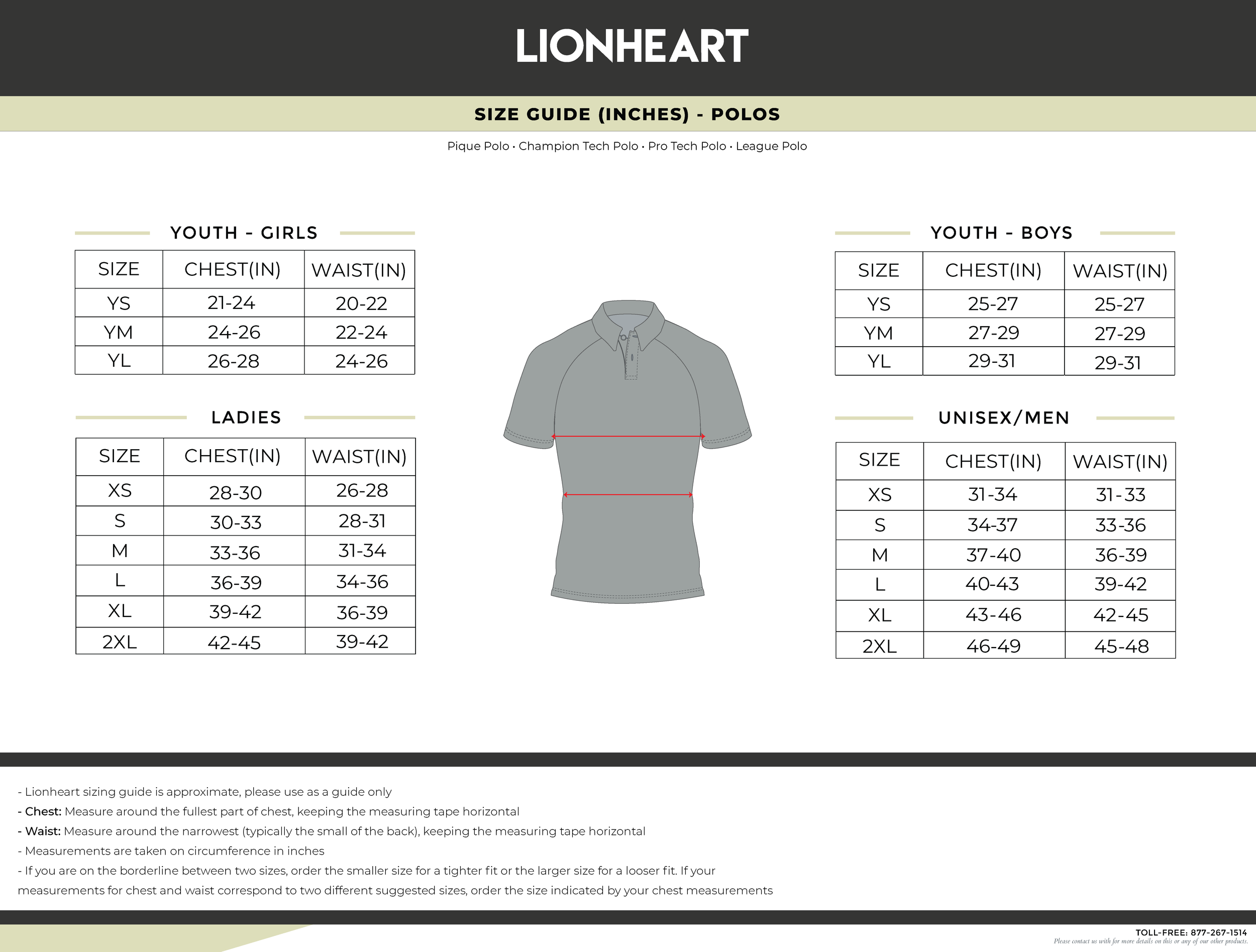 2024 - Lionheart - Size Chart - Polos.png
