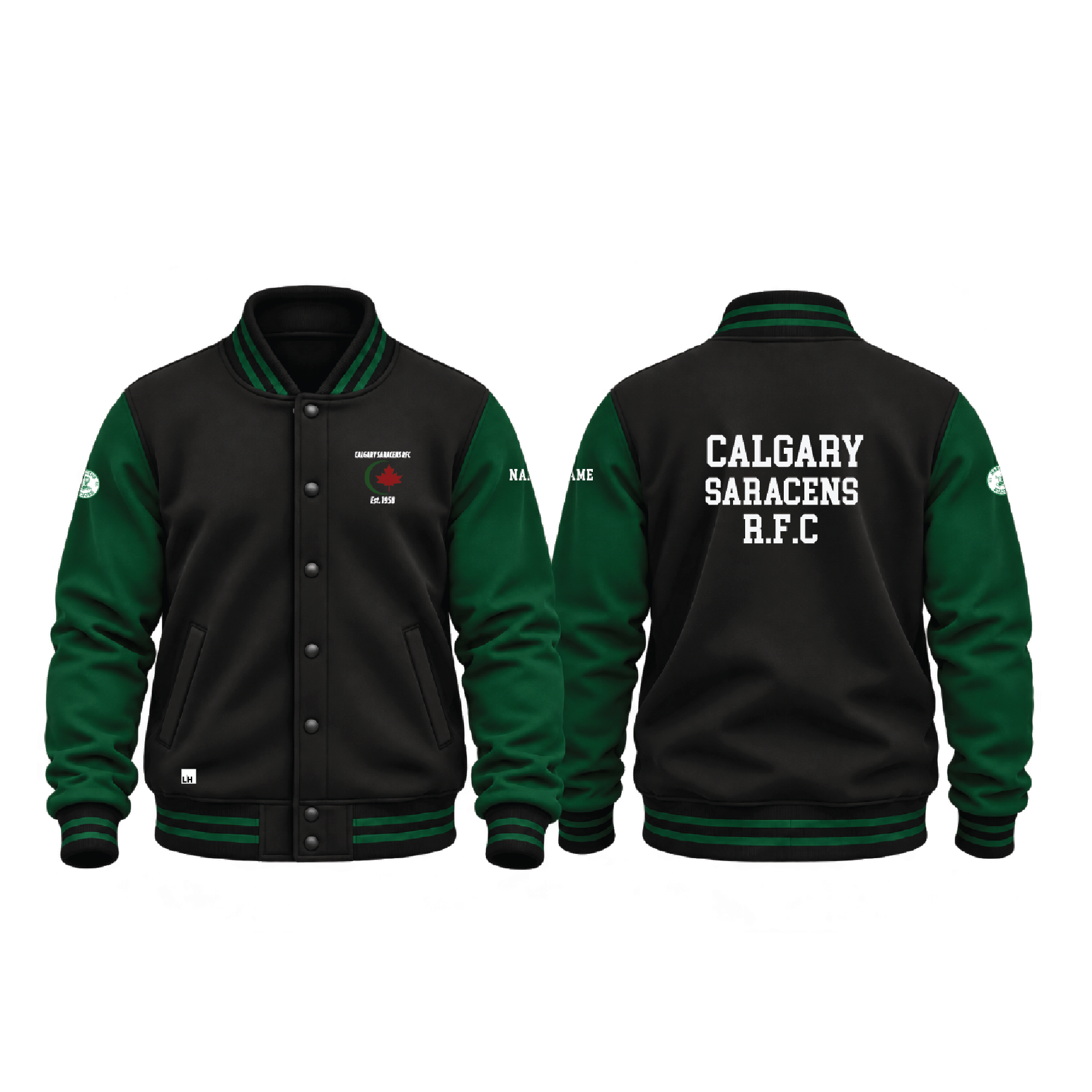 Calgary Saracens RFC | Varsity Jacket - Unisex