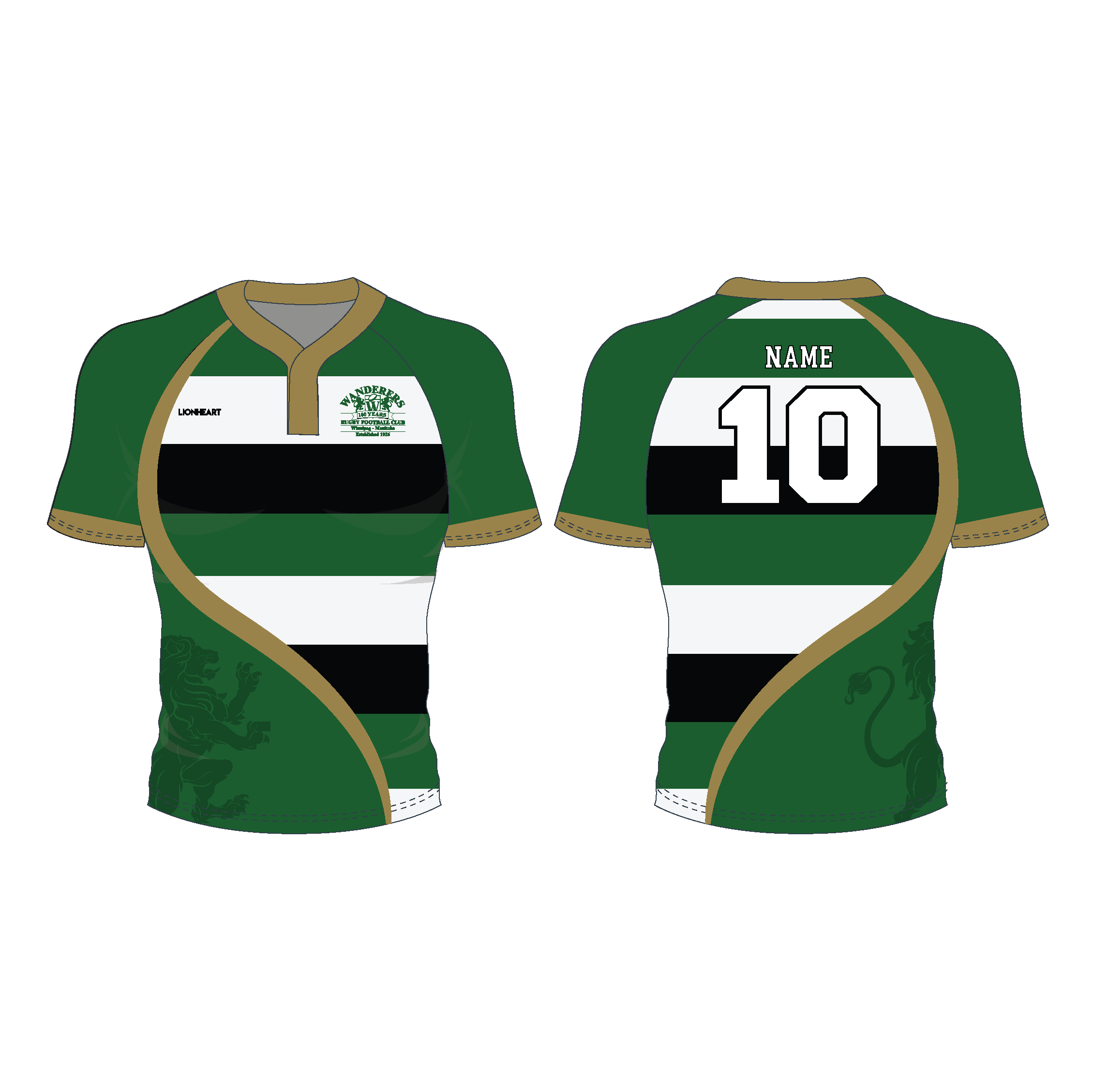 Wanderers RFC | Champion Rugby Jersey - Match Fit