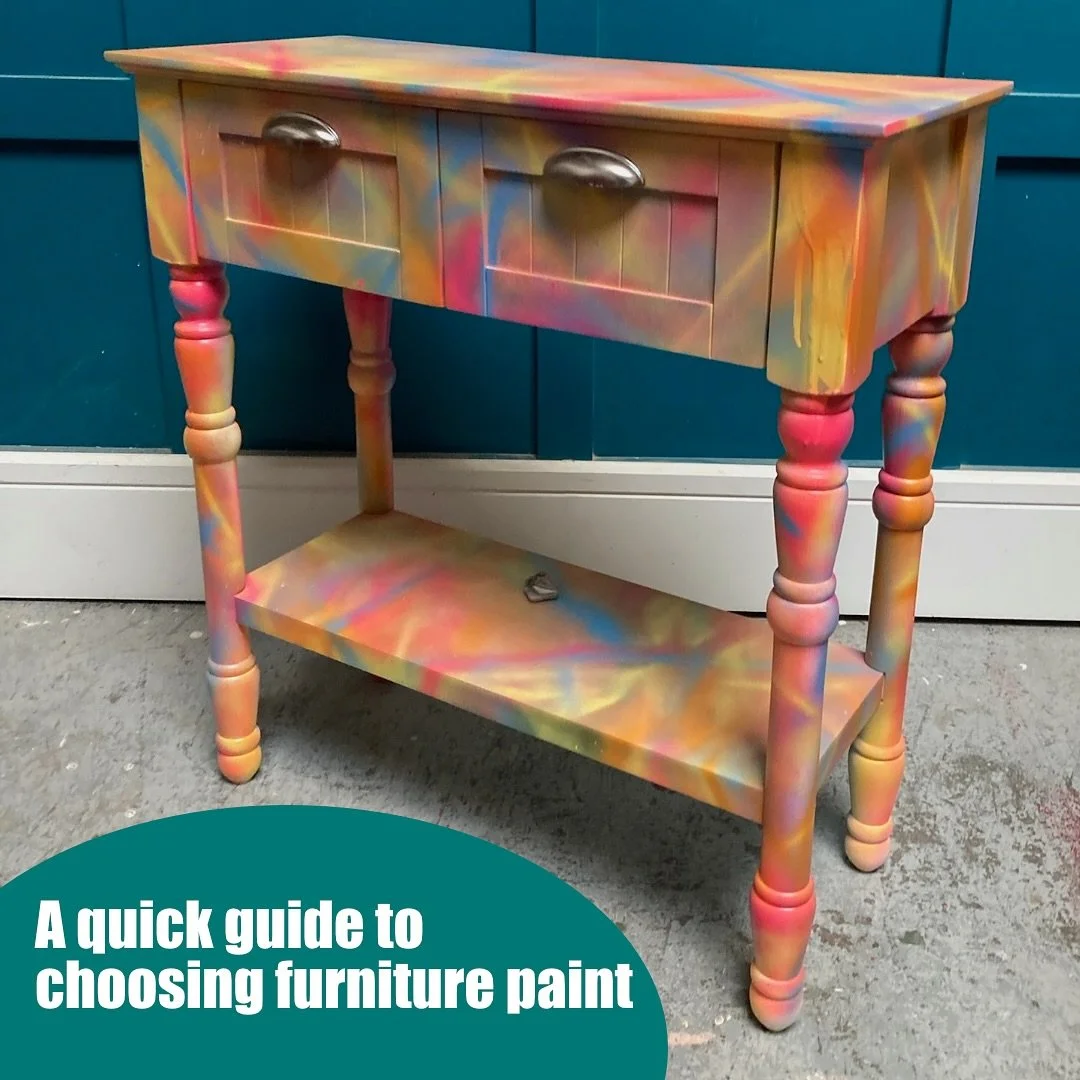 Choosing paint colours is tricky. Sometimes it can delay a furniture upcycling project for months while you choose the perfect colour for your home. 
If you have paint charts coming out of your ears and you don&rsquo;t know the difference between egg