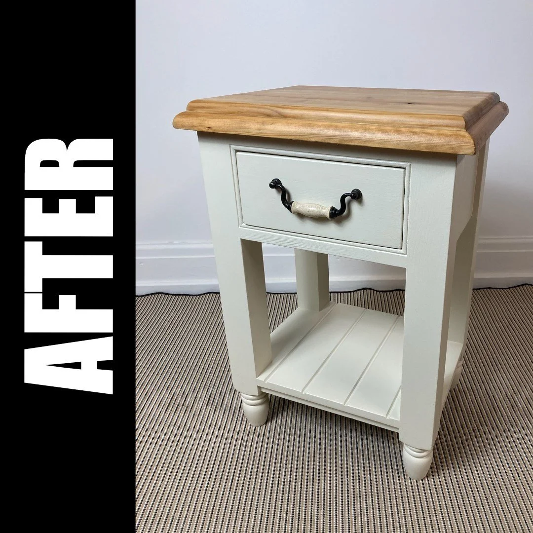 Did you do any spring cleaning over the Easter break?

If you have uncovered forgotten furniture in your garage, loft or shed, please consider upcycling, restoration, or changing its use before sending it to landfill. I love a redesign challenge!

I 