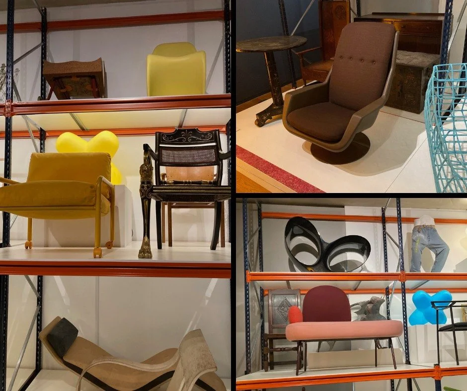 I'm always on the lookout for design inspiration, and Manchester Art Gallery didn't disappoint! 

Mrs Odd Thing and I recently took in some classic, vintage, antique and retro furniture and lighting designs in the 'Won't Sit Still' exhibition. Highly
