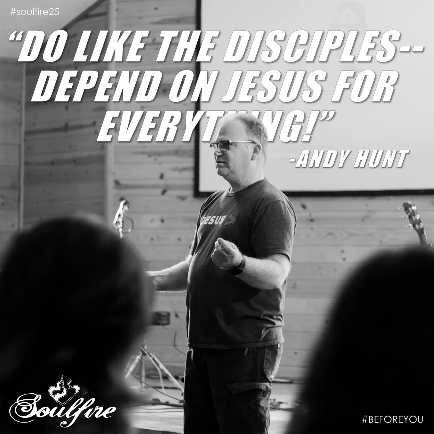 Here's another reminder of the things God showed us at Soulfire 2025! Check out this quote from Andy that weekend!

&quot;We are here to bring GOD pleasure! How do we do this? Following Jesus, dying to yourself. Do like the disciples in the Bible (li