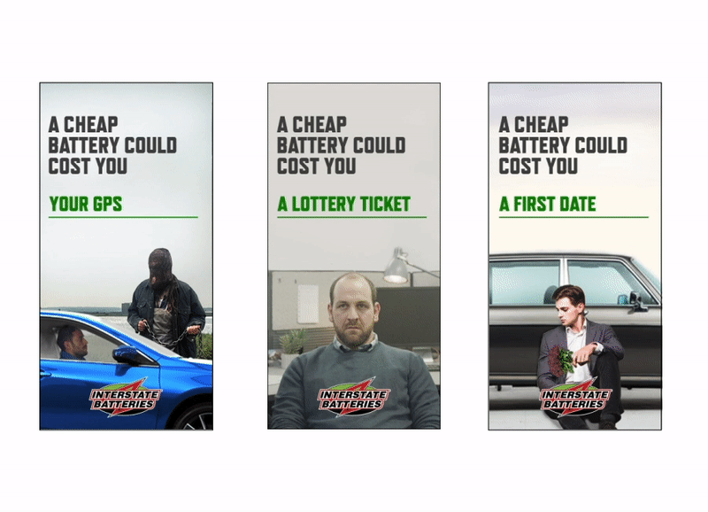 Interstate Battery Banner Ad Campaign