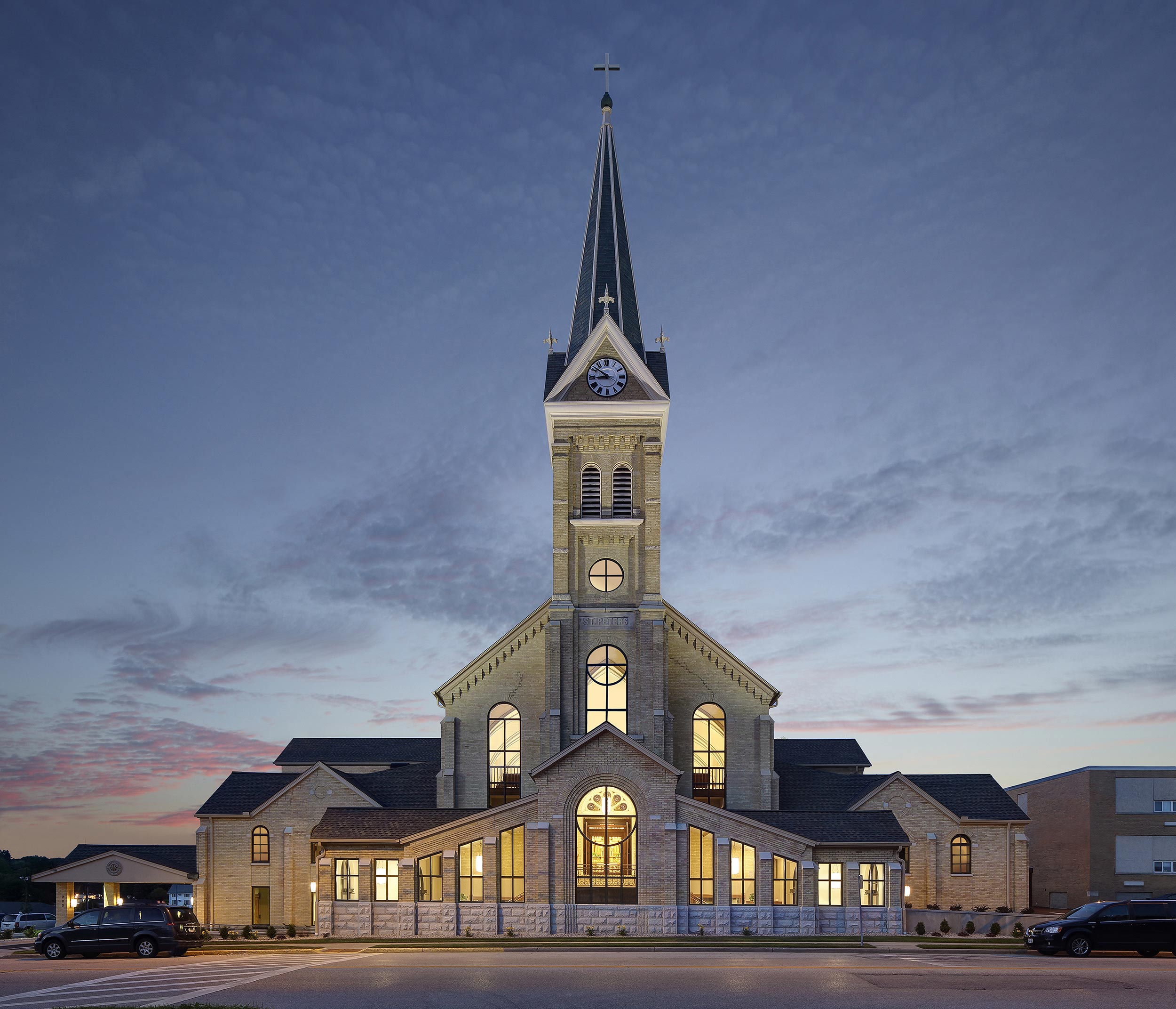 Church exterior photography