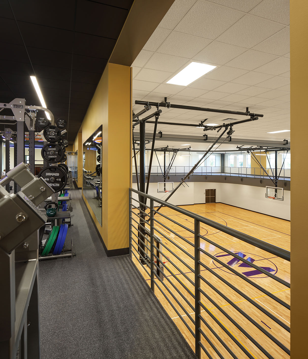 Health &amp; fitness facility interior photography