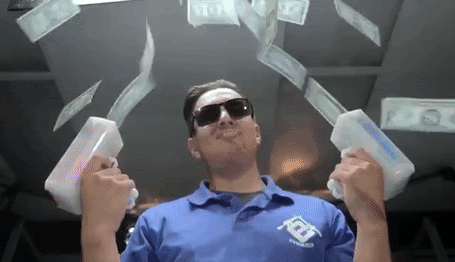Money Spraying Gif