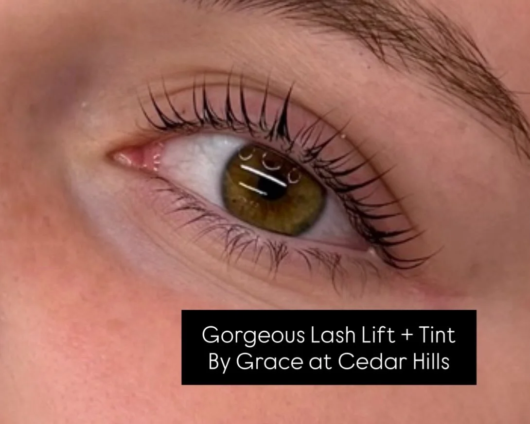 ✨Stunning Lash Lift and Tint results by Grace in Cedar Hills! 
Book now! 💻📲📞
.
.
.
.
.
.
.
.
#lashlift #lashes #brows #browbetty #browbettycedarhills