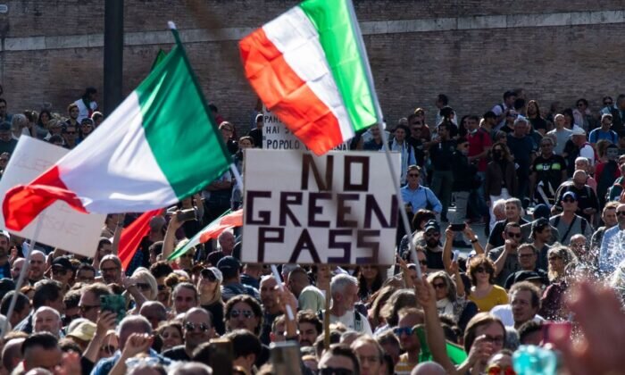 nogreenpass in italy.jpg nogreenpass in italy.jpg