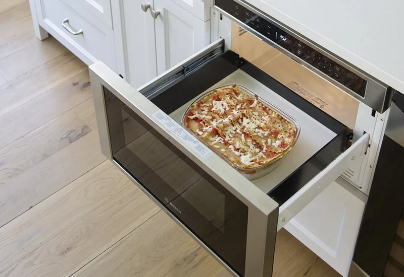 Microwave drawer