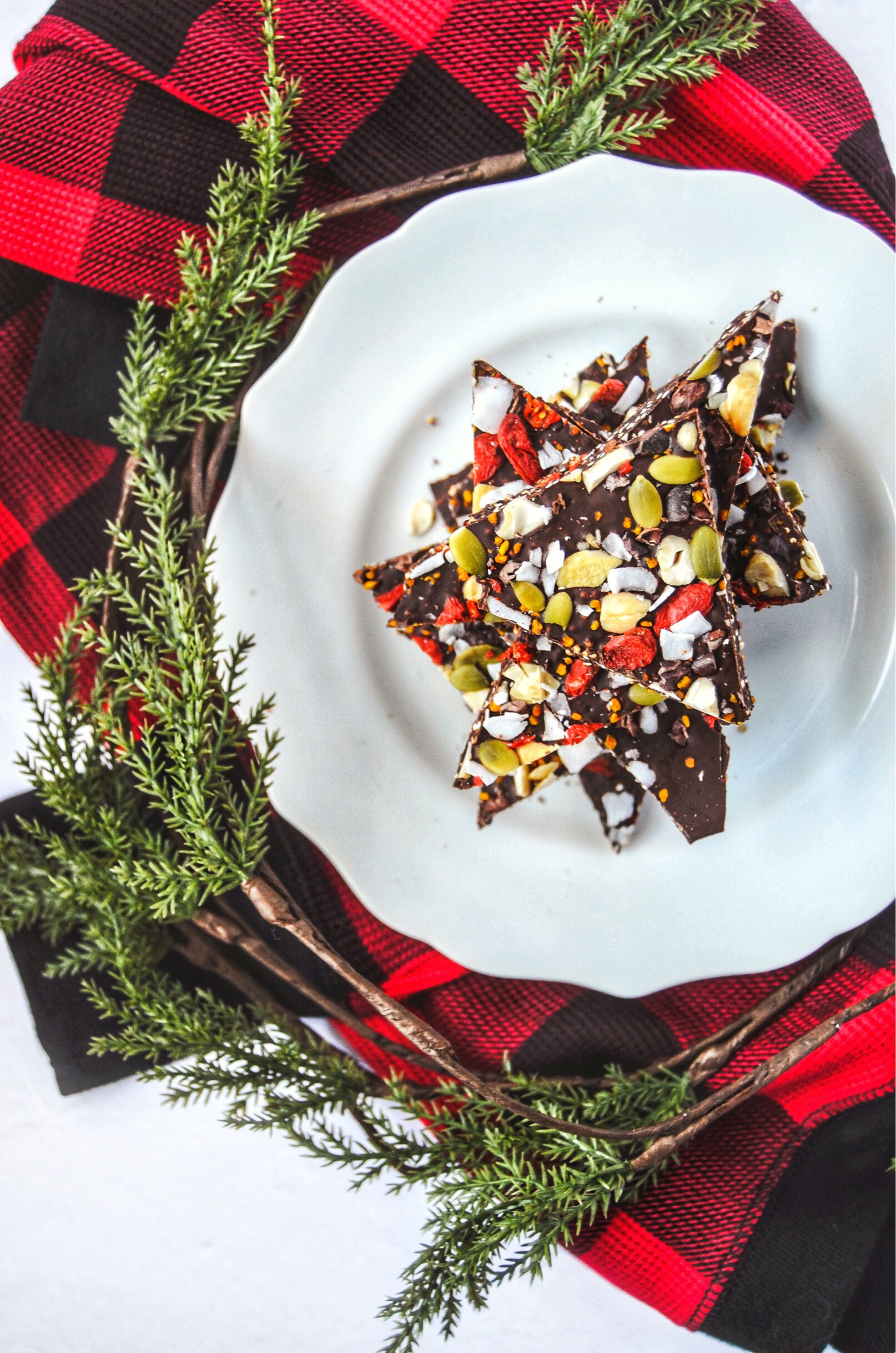 Superfood Dark Chocolate Bark