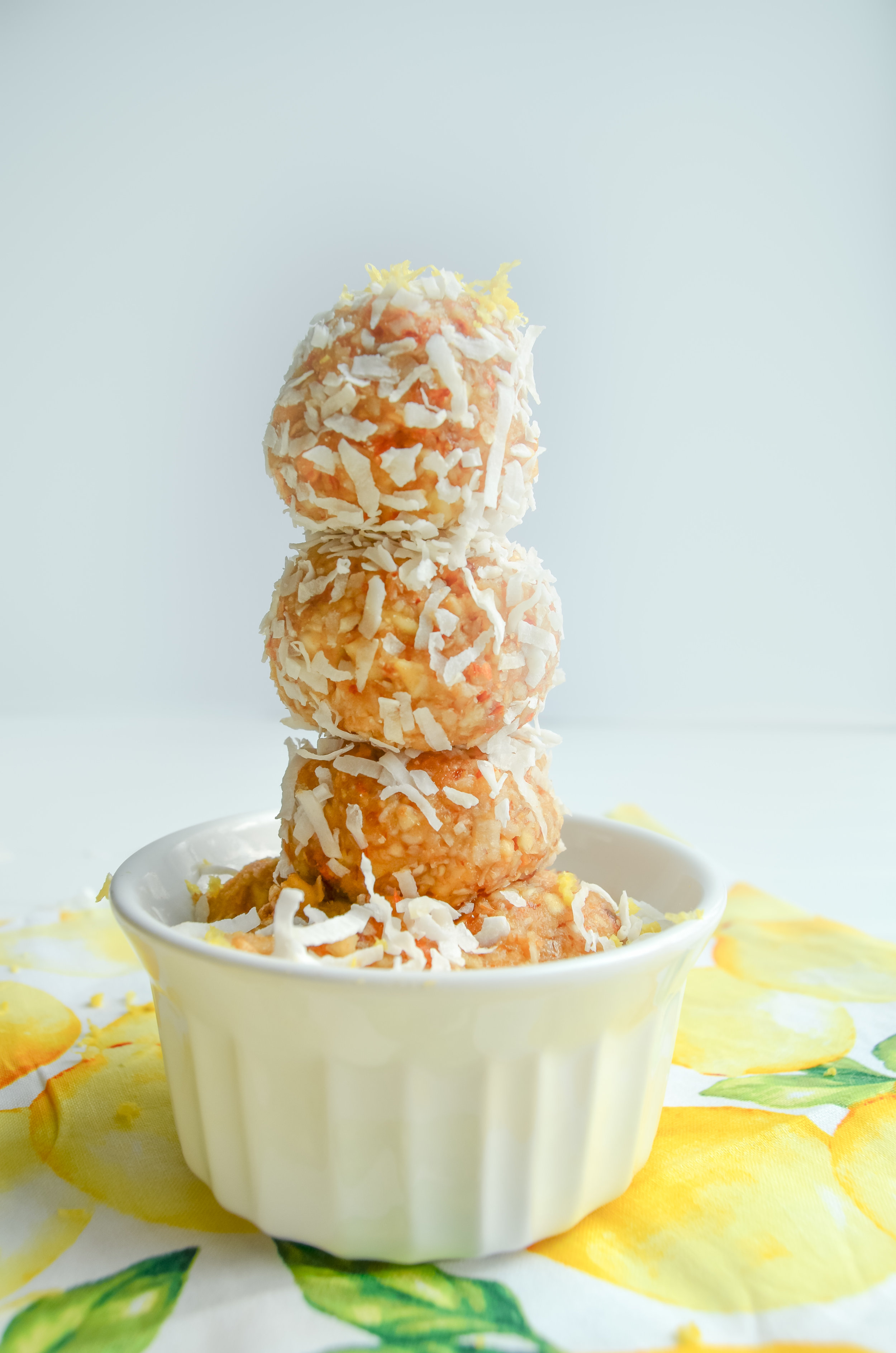 Lemon and Coconut Energy Balls