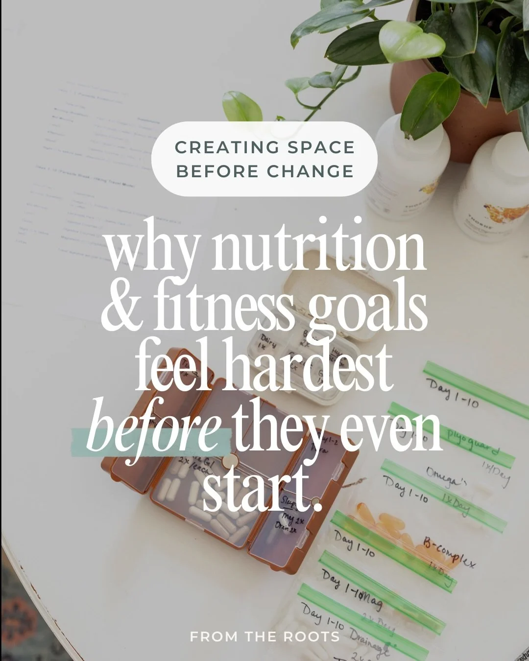 Change doesn&rsquo;t usually fail because of a lack of discipline.

It gets stuck because we&rsquo;re already overwhelmed before we even start.

This is a planning tool I use personally and with clients to create space before change begins &mdash; be