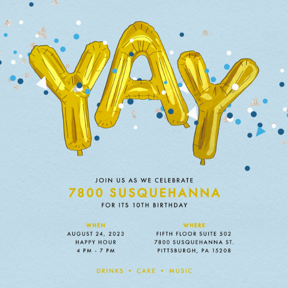 Happy Hour at 7800 Susquehanna