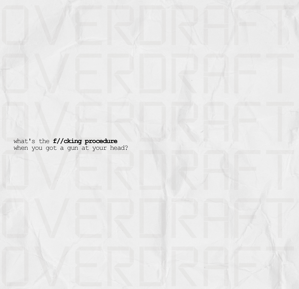 Opening Reception // overdraft.