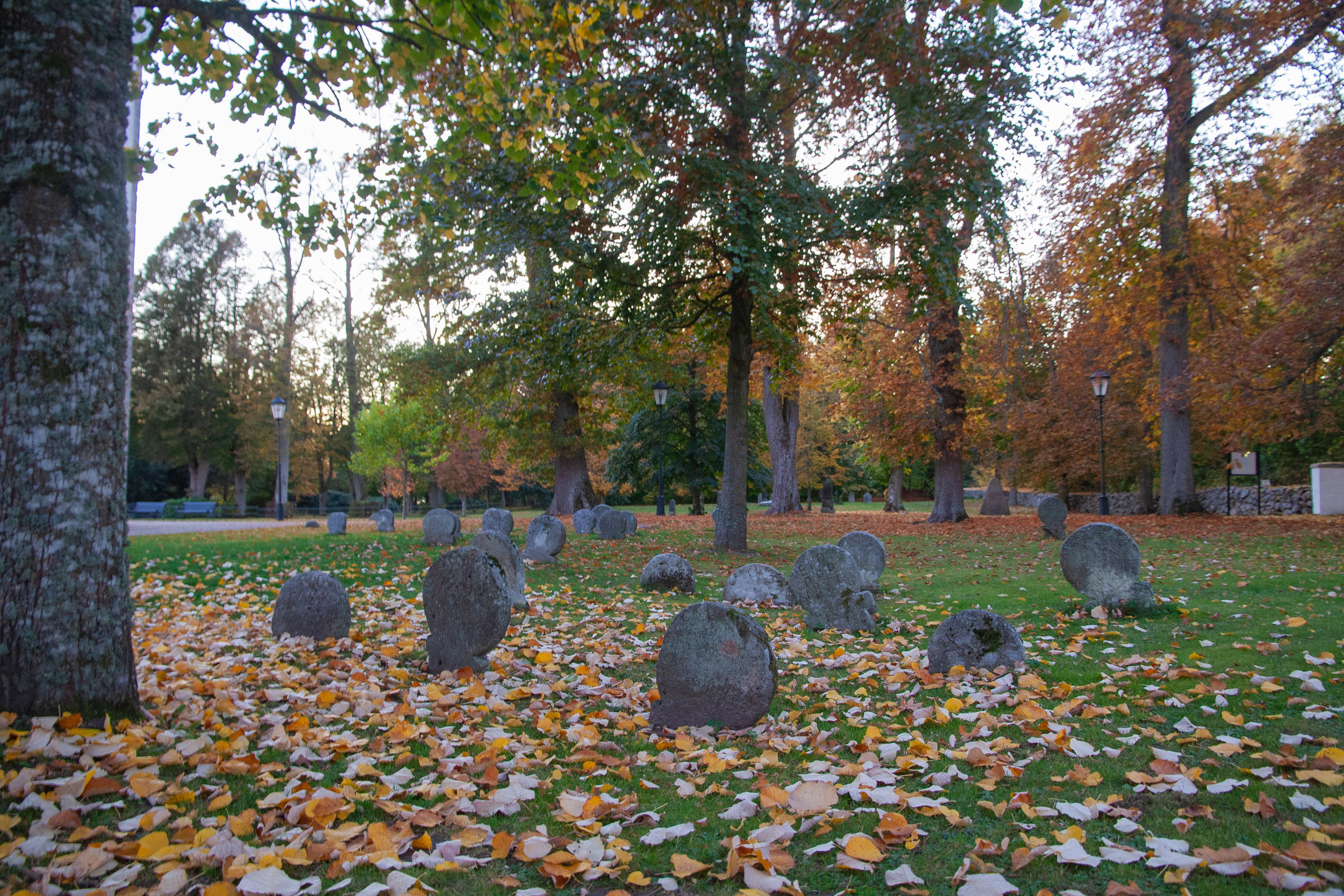  Die Gräber der Nonnen im Norden der Kirche 