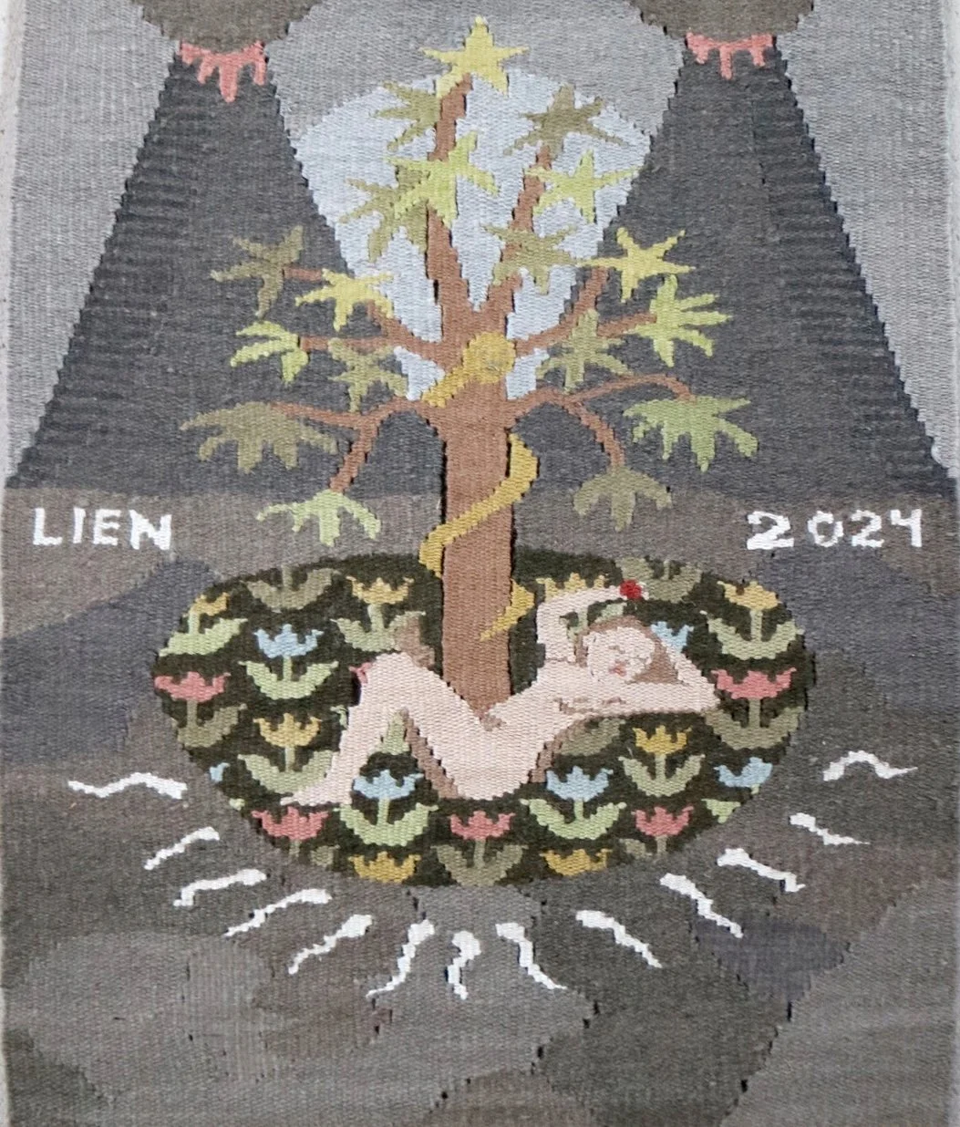 Bildlich gewebte Textilien - Lisa Englund