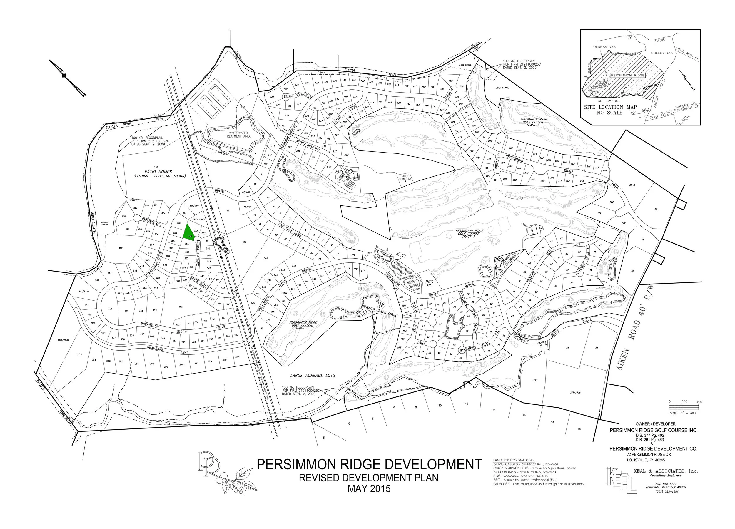Lot #334 indicated in green on plat map. View Dimensions.
