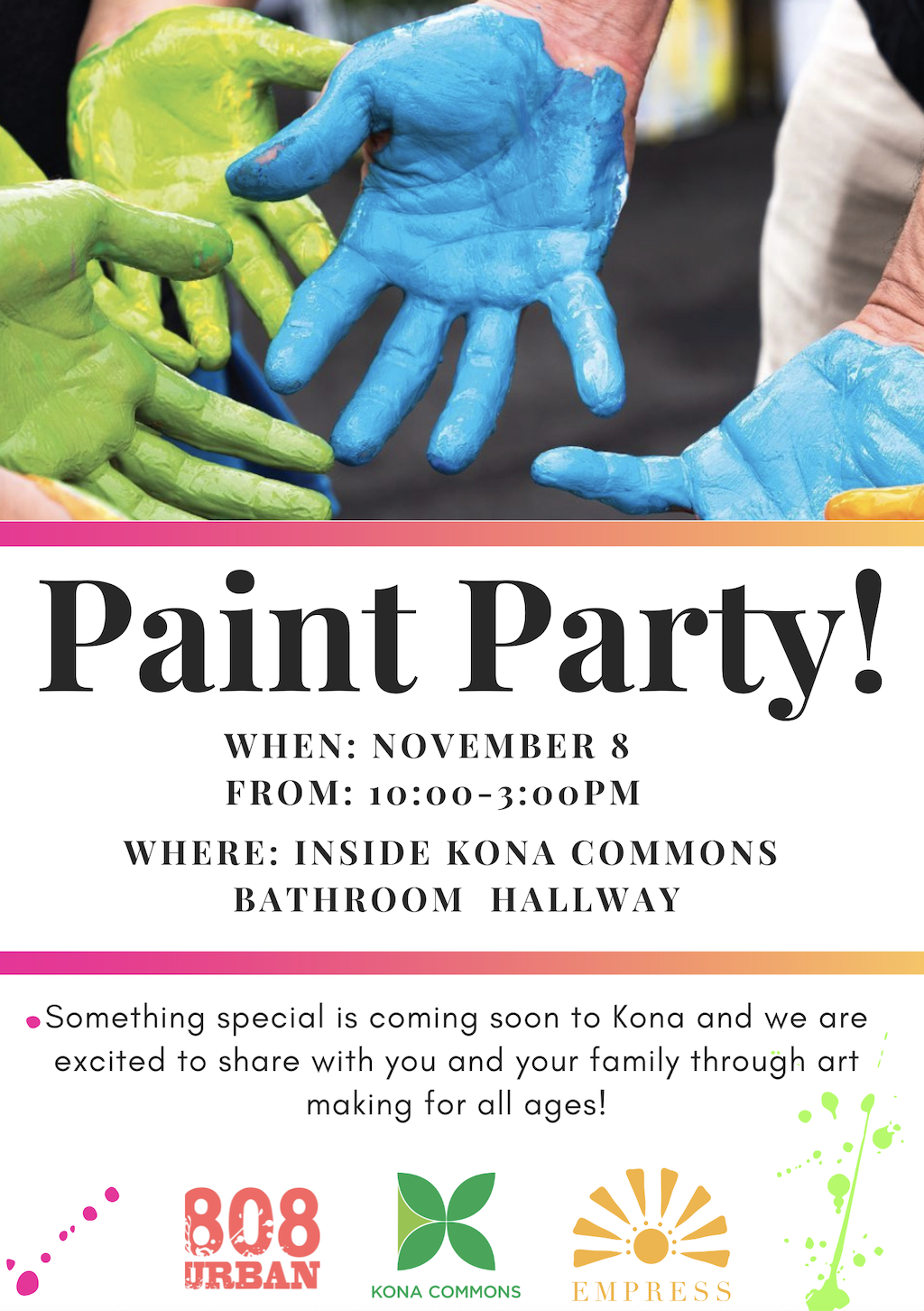 EMPRESS:  All Wahine Art Festivals Community Paint Party