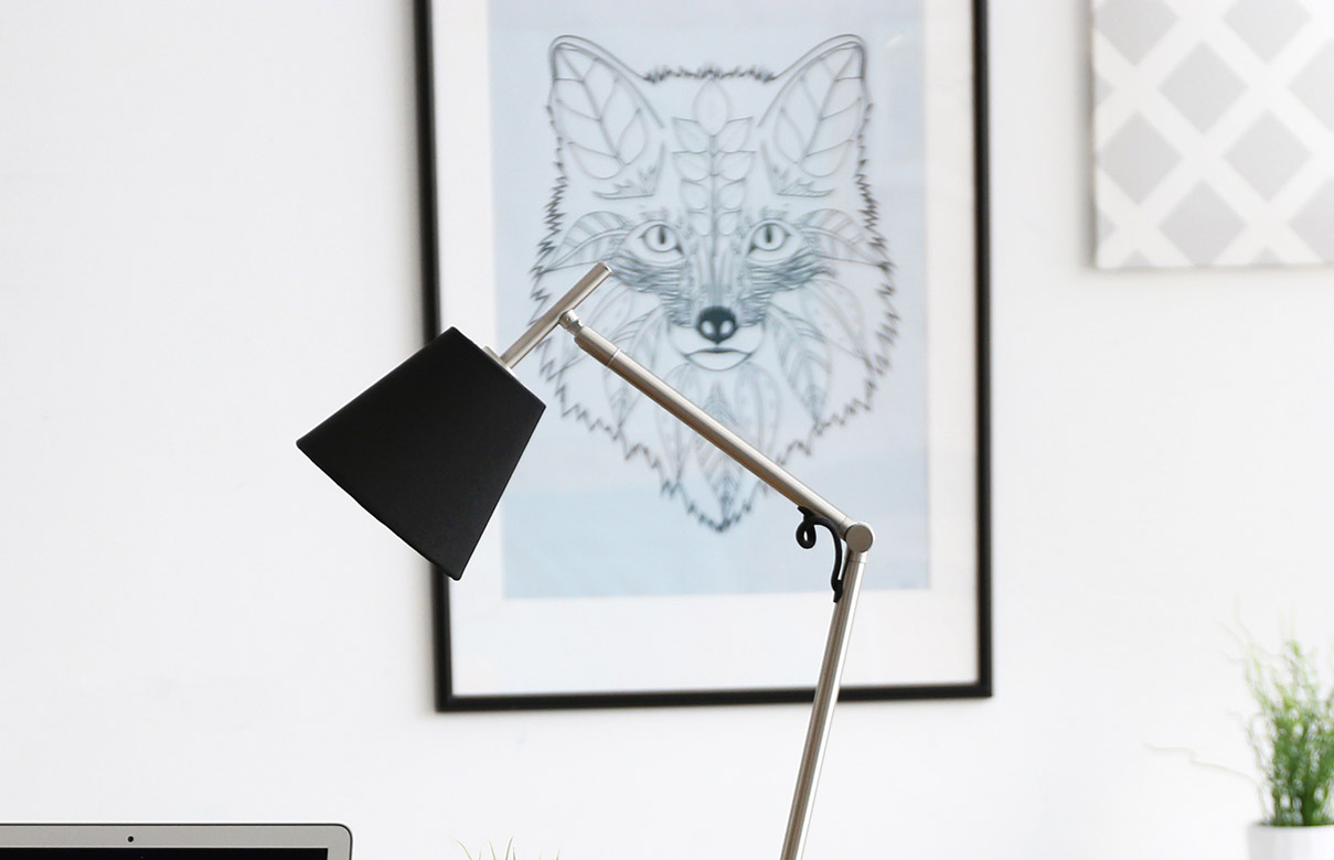 after: removed wall decor, original desk lamp, replaced with another lamp, and rebuilt drawing in the background