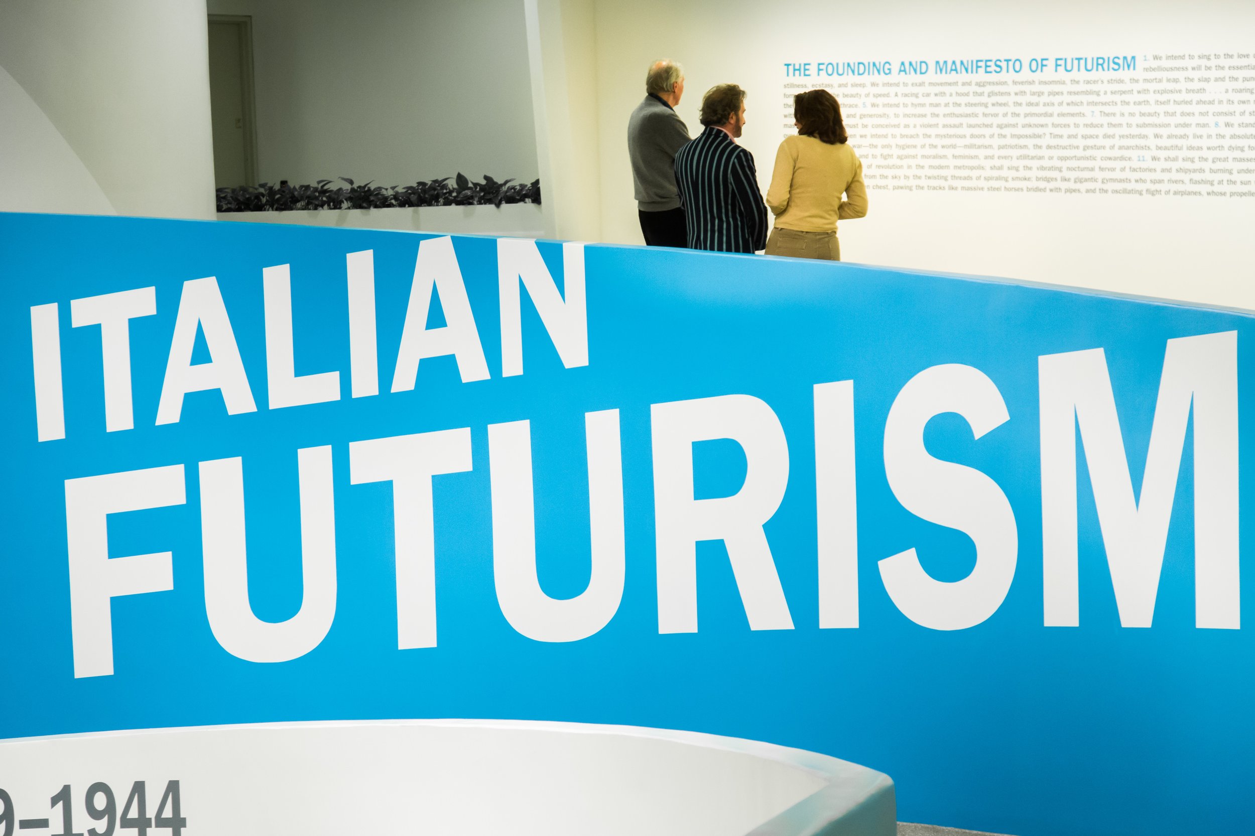 Italian Futurism Exhibition Graphics