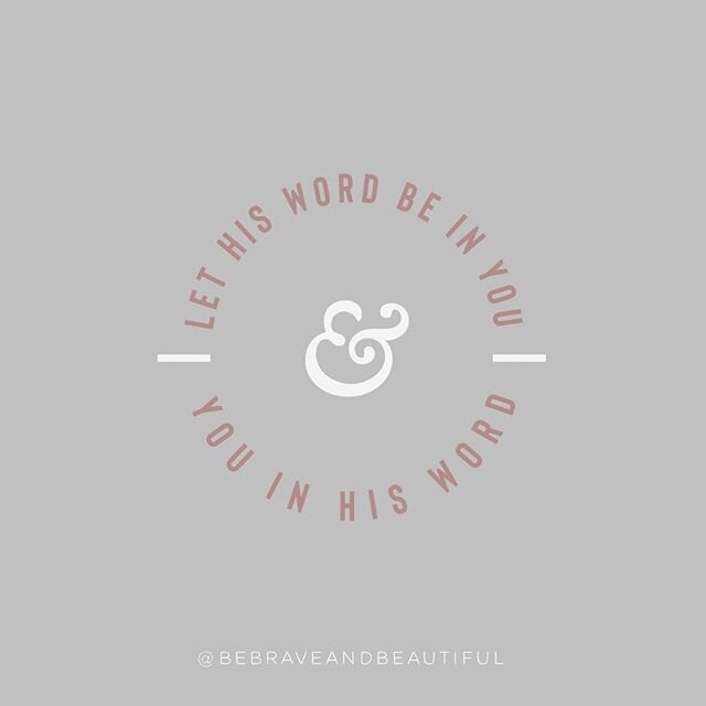 &ldquo;Let His Word be in you, and you in His Word.&rdquo; Everyday it seems like there&rsquo;s something new to be confused about! Navigate the complexities of our world with the Word of God. Know what it says. Know what it means. ✨

Let God&rsquo;s